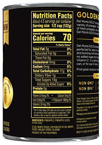 4 Del+Monte+Canned+Pineapple+Chunks