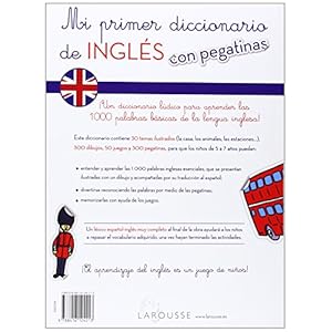 Mi primer diccionario de Inglés con pegatinas
