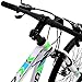 Hiland 26 Inch Mountain Bike Aluminum MTB Bicycle with 17 Inch Frame Kickstand Disc-Brake Suspension Fork Cycling Urban Commuter City Bicycle White Greenthumb 3