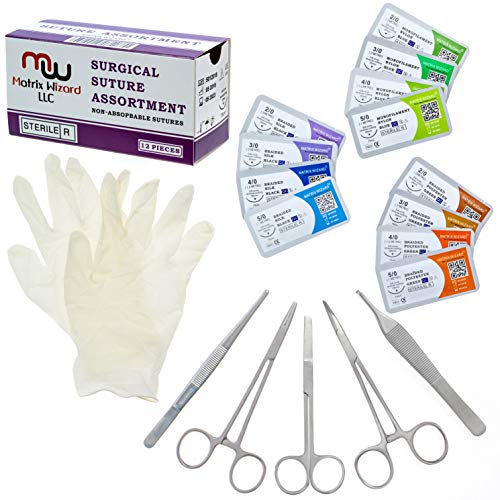 2 Sutures+Thread+Needle+Training+Instruments