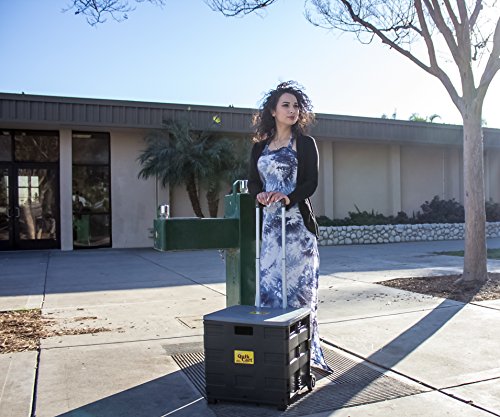 dbest-products-Quik-Cart-two-wheeled-collapsible-handcart-with-grey-lid-rolling-utility-with-seat-heavy-duty-lightweight