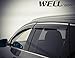 WellVisors Side Window Wind Deflector Visors - Made for and Compatible with Kia Sorento 16-up 2016 2017 with Chrome Trim