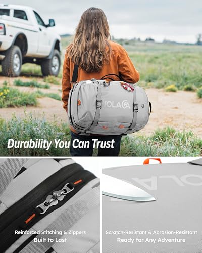 Tolaccea Travel Laptop Backpack Carry on Flight Approved, Large Personal Item Backpack Convertible Duffle Luggage Bag Daypack Business Rucksack Fits 15.6