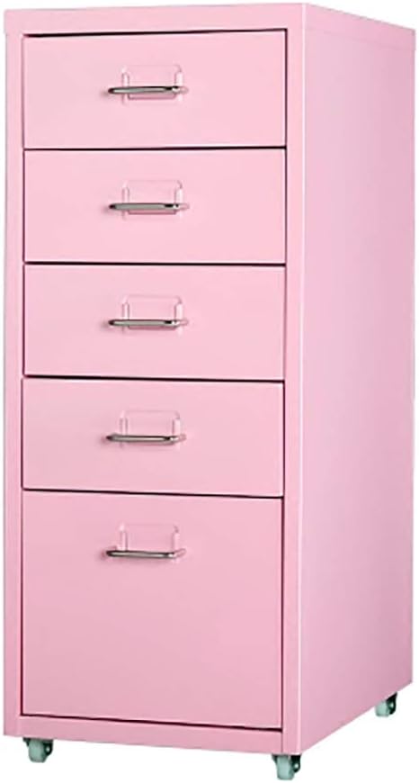 Amazon Com Xianwei Cabinet Storage Cabinet 5 Layer Drawer Iron Locker Color A Home Kitchen