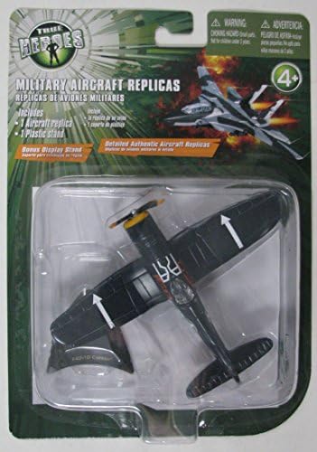 True Heroes Military Aircraft F4U-1B Corsair With Display Stand