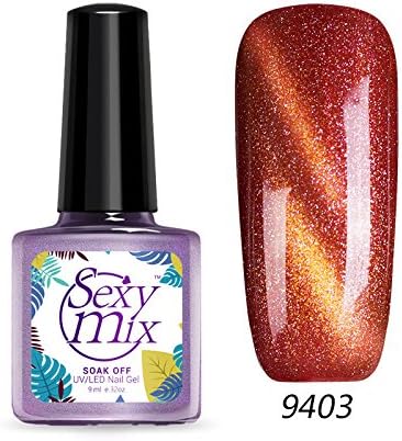 Sexy Mix Shadow Need Magnet Black coat UV LED Lamp Gel polish Soak-off phototherapy 9ml #9403