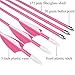 SHENG-RUI Archery Youth 24 26 inch Safety Glass Vaned Arrows Fiberglass Arrow Pink - Will Not Splinter