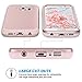 ULAK Galaxy S6 Case, S6 Case, Shock Resistant Hybrid Soft Silicone Hard PC Cover Case for Samsung Galaxy S6, Will NOT Fit S6 Active (Rose Gold)