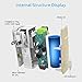 PISEN 2-in-1 Portable Charger - Battery Pack with Foldable AC Plug - 5000mAh Power Bank for iPhone, iPad, Android, Tablets, Samsung Galaxy and More (Gold)