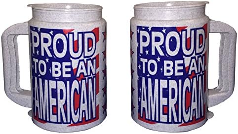 Proud To Be An American Travel Mugs 20 oz 2 Pack