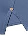 Vivilli Women's Short Sleeve Split Hemline Casual T-Shirt Blouse Tops With Buttons (X-Large, Blue Grey)