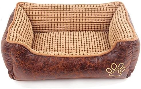 MM PET SUPPLIES Pet Beds,Soft Dog Beds Cat Bed Vintage Bed Summer Pet beds for Small Medium Large Dog With Detachable Washable waterproof Cover|Pillow,Blanket and Bed-mat as Gift