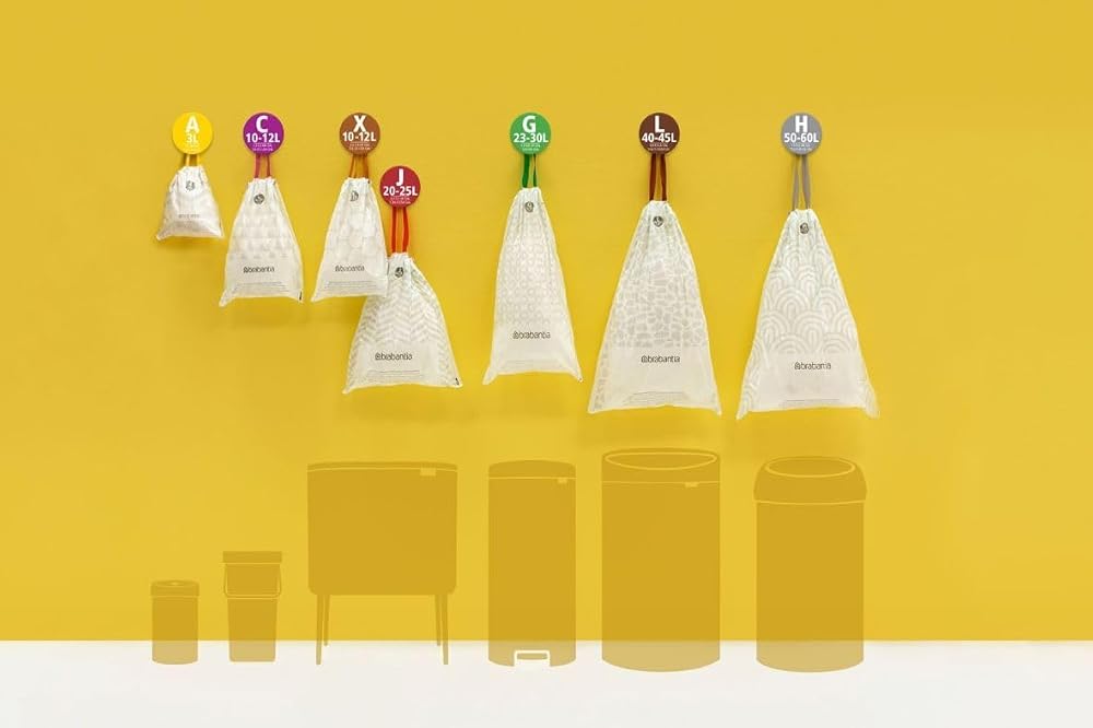 Brabantia 3 L PerfectFit Bin Bags 10-Pack Extra Strong Tear Resistant Code a