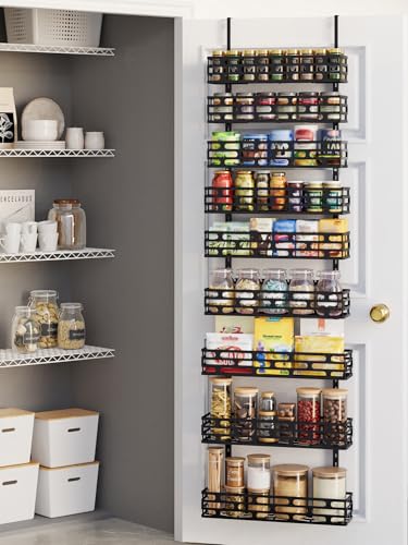 9 Tier Over Door Pantry Rack Heavy Duty Metal