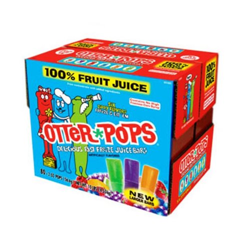 Otter Pops Juice, 80Count