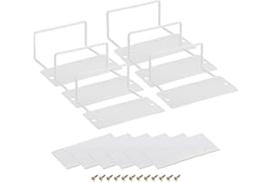 uxcell 6Pcs Mattress Slide Stopper, Mattress Retainer Bar Holder Non Slip Stoppers to Prevent Sliding 4.7" L x 3.7" W x 2", W