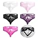 YiZYiF Men's Flower Lace Criss-Crossing Briefs Sissy Pouch Cheeky Panties