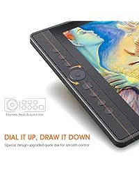 VEIKK   Pantalla gráfica IPS Full HD de 15,6 pulgadas (15,6", incluye lápiz capacitivo)