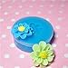 002LBH Sunflower Chrysanthemum Coneflower Feverfew Flower Silicone Mold Jewelry Charms Clay Resin Gum Paste Fondant Wax