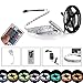 LEH LED Rope Lights RGB Light Strip Non-Waterproof 5050 SMD 16.4 Feet 150 LEDs LED Strip Lights Full Kit