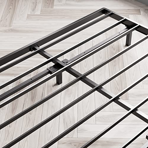 ZINUS Quick Lock Bunkie Board, Box Spring & Bed Slat Replacement, Metal Frame With Steel Slats