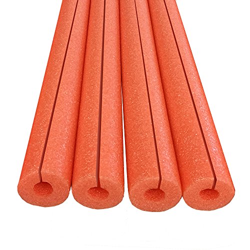 Honor Traders Clamp On Foam Noodles for Padding or Bumper 4 Pack Orange
