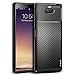J&D Case Compatible for Xperia 10 Plus Case, [Carbon Fiber Pattern] [Drop Protection] Shock Resistant TPU Slim and Anti-Scratch Case for Sony Xperia 10 Plus Bumper Case - [Not for Sony Xperia 10]