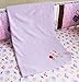 Brandream Crib Bedding Sets for Girls with Bumper Purple Owl and Elephant Nursery Bedding Set,8pcs