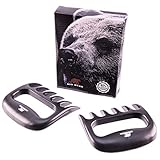 STRONG AND SHARP Meat Shredder Claws, Shred, Pull, Carve, Handle And Transfer Food Quickly, Safely And With Ease Using Premium Quality Shredding Forks. A Must For The BBQ Professional