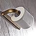 AUSWIND Antique Square Brass Toilet Paper Holder Without Cover, Bronze Oil Rubbed Wall Mounted Tissue Roll Holder