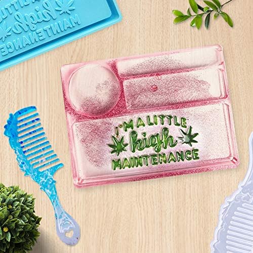 Silicone tray molds for making excessive maintenance products.