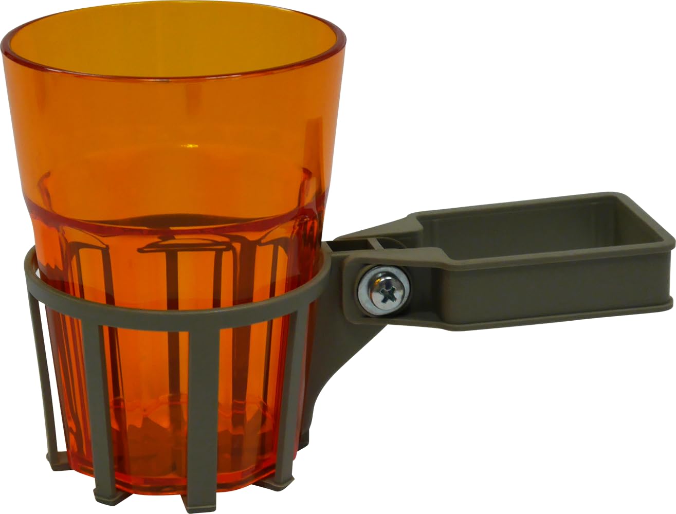 Angerer 0002 982 / Drink Holder for Garden Swinging Hammock Square Champagne-Includes Mug, orange