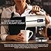 Chef's Star Stainless Steel Electric Milk Frother - Automatic Foam Maker & Creamer Steamer - Warmer & Heater, Best For Coffee, Cappuccino, Latte, Espresso Maker For Hot Or Cold Milk 250ml 8.5 Fl Oz