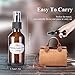 Empty spray bottles,2oz Refillable Glass Spray Bottle is Great for Essential Oils,Beauty Products, Homemade Cleaners and Aromatherapy-12Pack (3 Funnels,5 Droppers,3 Extra Nozzles,Labels Included)