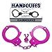 SYOSIN Toy Metal Handcuffs with Keys Police Role Play Party Supplies Cosplay Costume Accessory Pretend Play Hand Cuffs for Kids (Pink)