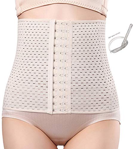 Qenci Long Torso Waist Trainer Corset Weight Loss Underbust Sports Workout Body Shaper