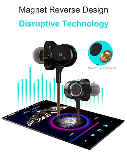 Wired Earbuds Earphones with Mic - Triple Driver earphones Deep Bass Stereo earphones in ear headphones with microphones,noise isolating,volume control,headset for smart phones,PC,tablet