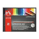 CREATIVE ART MATERIALS Caran D'ache Luminance Colored Pencil Set of 20 (6901.720 )