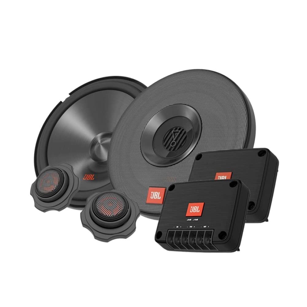 JBL Club 602CTP 2-Way Car audio System - 210 Watt Component Car Speaker Set with 165mm Woofers, Tweeters and Crossovers