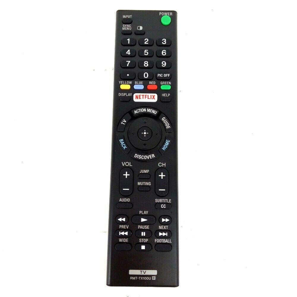 VINABTY RMT-TX100U Remote Control replacement Compatible with Sony Bravia TV XBR-55X855C KDL-50W800C KDL-50W800380 KDL-50W800BUN1 KDL-55W800C KDL-75W850C XBR-65X930 LED HDTV Smart HD TV