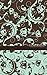 Password Keeper: A Password Journal Organizer (blue & brown floral) by Cool Journals