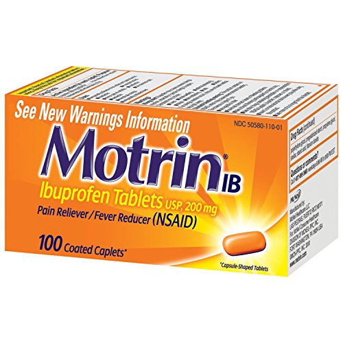 Motrin IB Ibuprofen USP, 200 mg, 100 Count Pricepulse