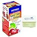 Enzymedica Apple Cider Vinegar Capsules, Natural Support for Digestion and Healthy Weight Balance with The Mother Preserved in Each Serving, 60 Capsules Bundle with Lumintrail Pill Case