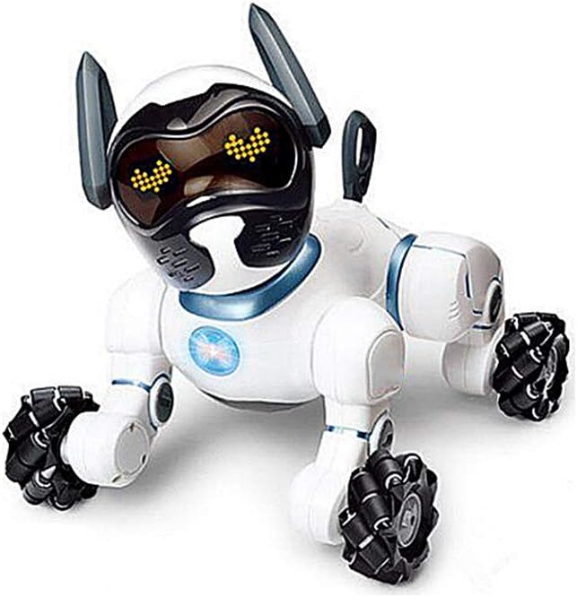 QHWJ Children's Intelligent Puppy Voice Dialogue Robot, Boy And Girl Interactive Electric Dance Will Take The Robot Dog, Suitable for Toys Over 3 Years Old