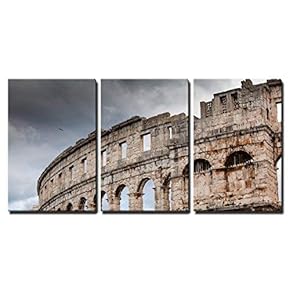 Roman Colosseum in Pula Croatia x3 Panels