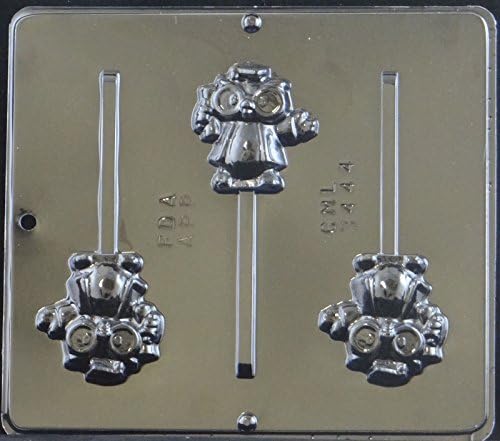 Graduation Owl Lollipop Chocolate Candy Mold 3444 NEW