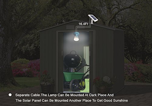 Multiple Solar House Lighting Kits Finger Touch Switch 3 Power Modes Table Lamp with USB Charger Solar Powered Led Torch/Shed Light/Wall Light/Ceiling Light Indoor - Thumbnail 5