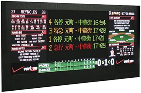 Amazon Co Jp 鉄道マニア デザイナーコラボt こんな所に電車時刻表 ベースボール電光掲示板 Tシャツ T1050 Series5 Xlサイズ 服 ファッション小物