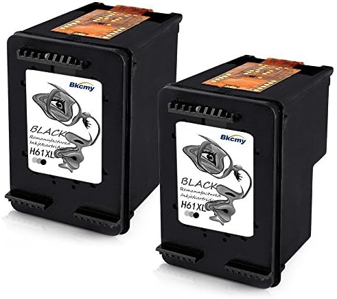 BKCMY Remanufactured for HP 61XL Ink Cartridge 2 Black High Yield with Ink Level Display Indicator Used in Deskjet 2050 2510 2512 2540 2542 3054 3510 Envy 4500 4502 5530 4630 Printer