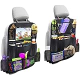 Car Seat Back Organizer With Touch Screen Tablet Holder And - View #8
